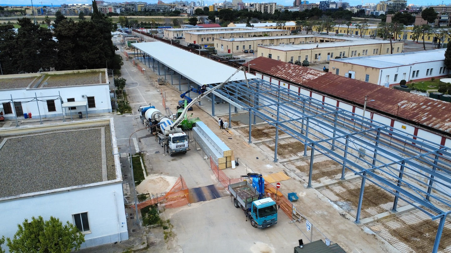 3 POLO LOGISTICO PER L’EMERGENZA - CASERMA PORCELLI - BARI (BA)
